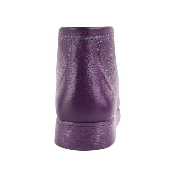 Hamara Joe Purple LEATHER DESERT CHUKKA CASUAL BOOTS main image 6
